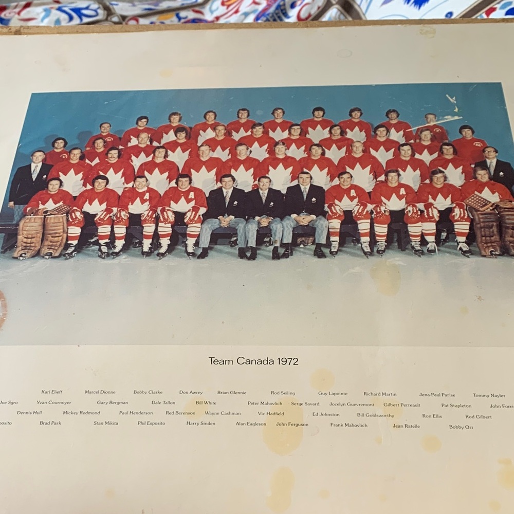Team Canada 1972 Hockey Poster